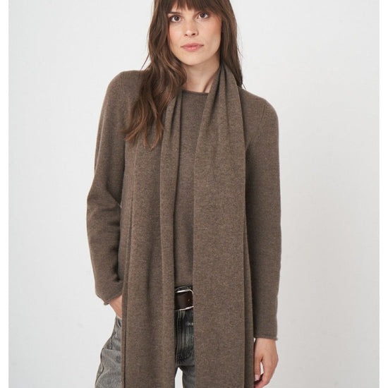 Young Ideas/Henmores - Simple Cashmere Scarf - 1025 Black - OS