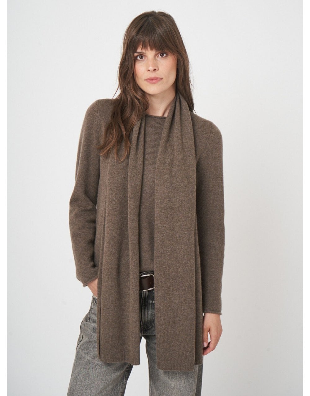 Young Ideas/Henmores - Simple Cashmere Scarf - 1025 Black - OS