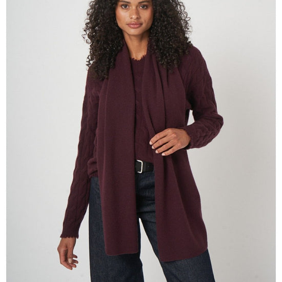Young Ideas/Henmores - Simple Cashmere Scarf - 1025 Black - OS