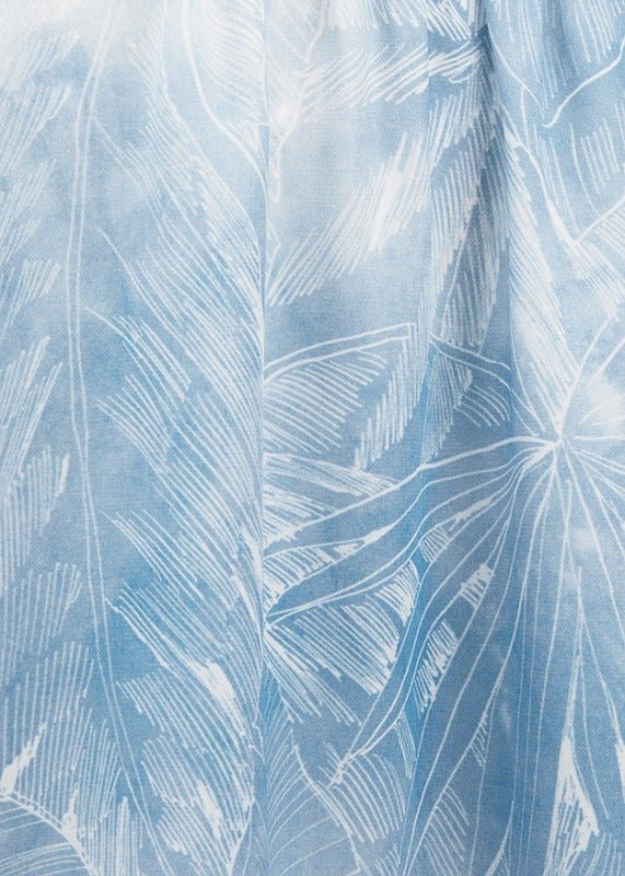 Young Ideas & Henmores - Abstract Palm Shirt - 452 Wave Blue - 8