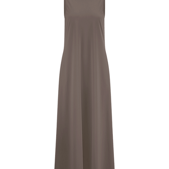 Young Ideas & Henmores -Boundless Horizon Sleeveless Jersey Dress -646 Ash -8