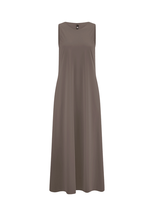 Young Ideas & Henmores -Boundless Horizon Sleeveless Jersey Dress -646 Ash -8
