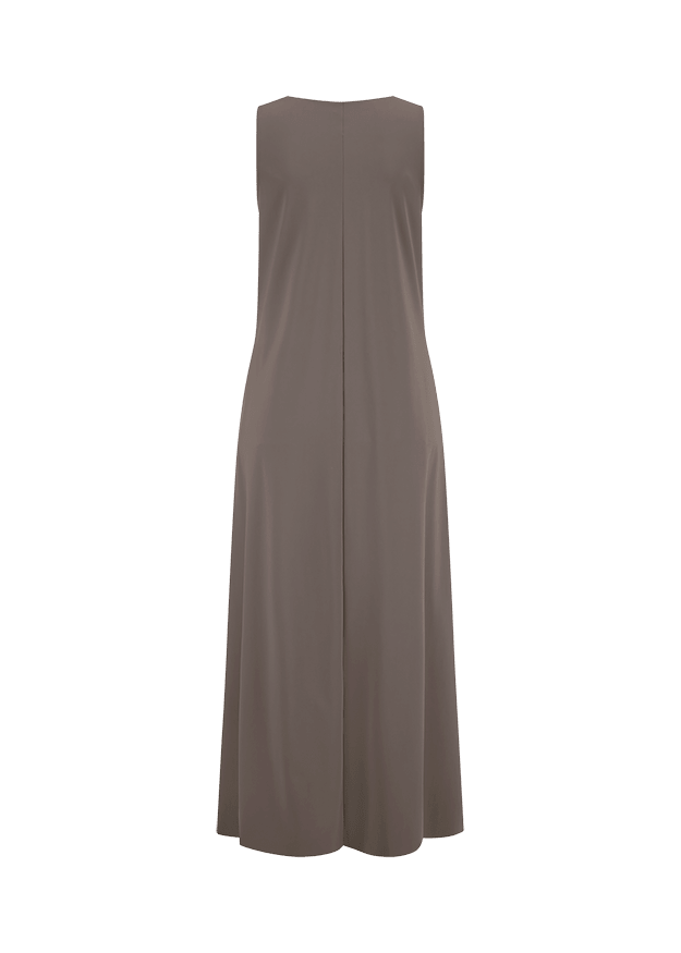 Young Ideas & Henmores -Boundless Horizon Sleeveless Jersey Dress -646 Ash -8