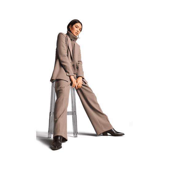 Young Ideas/Henmores - Buttoned Wide Leg Trouser - 627 Jupiter - 10