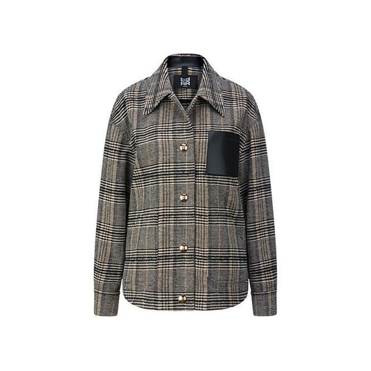 Young Ideas & Henmores -Check Jacket -960 Coal -8