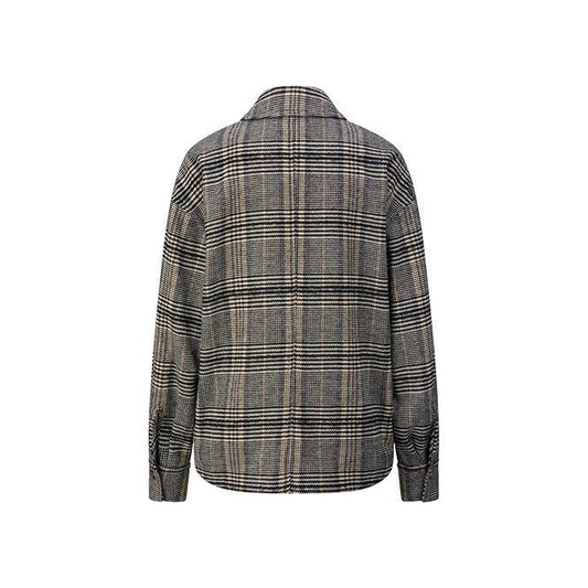 Young Ideas & Henmores -Check Jacket -960 Coal -8