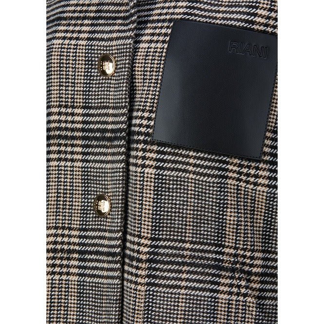 Young Ideas & Henmores -Check Jacket -960 Coal -8