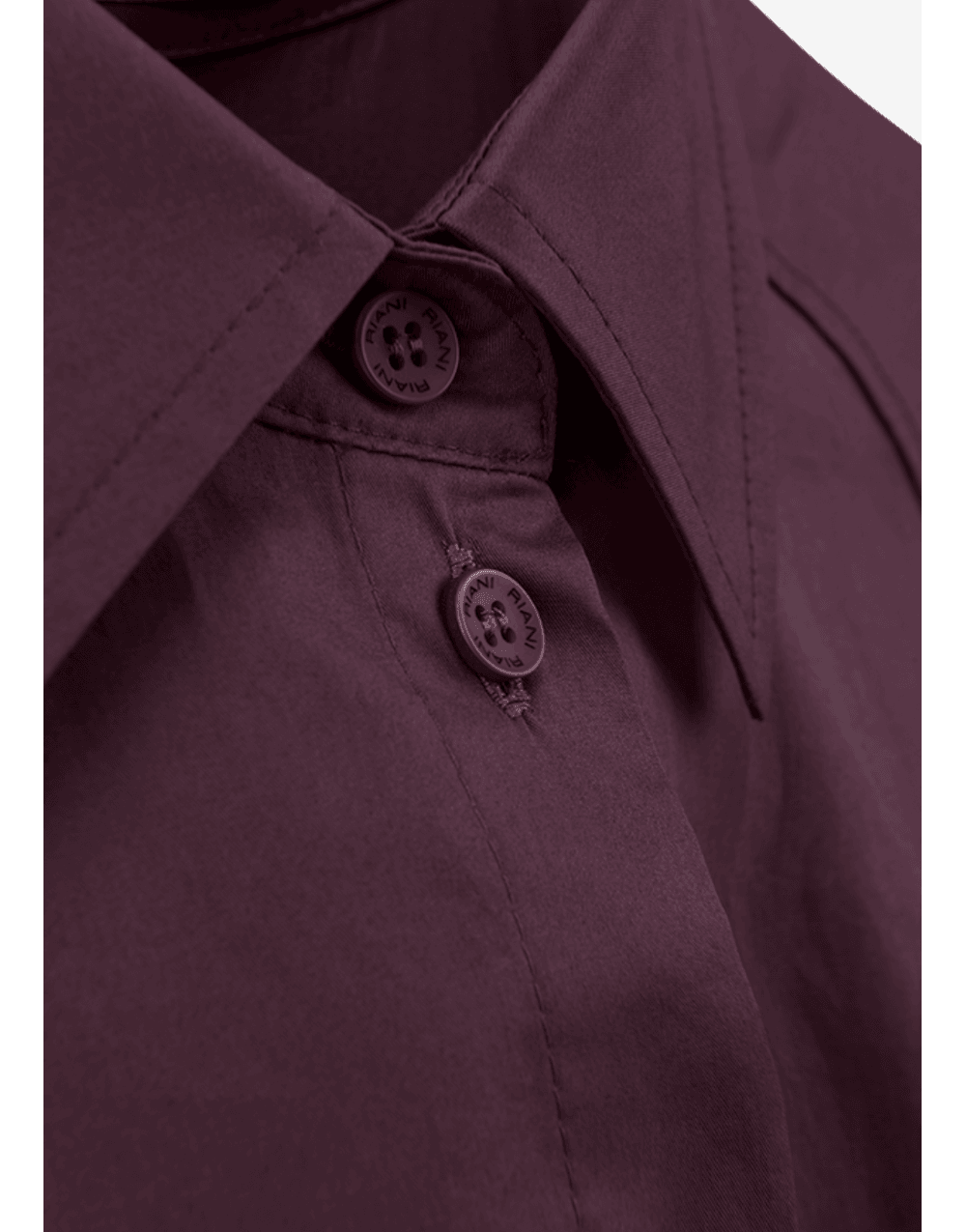 Young Ideas/Henmores - Classic Shirt With Tie Option - 346 Burgundy - 8