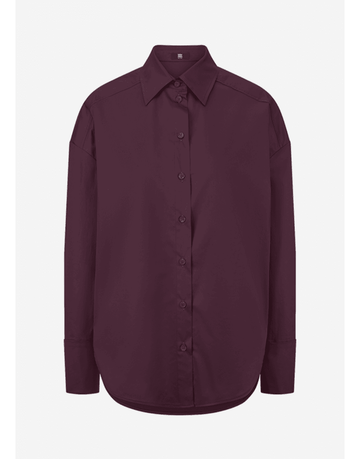 Young Ideas/Henmores - Classic Shirt With Tie Option - 346 Burgundy - 8