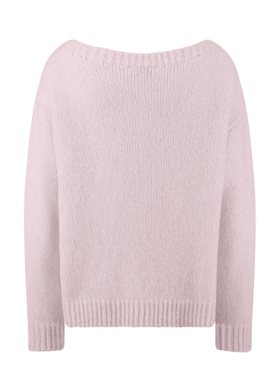Young Ideas & Henmores -Crew Neck Oversized Jumper -308 Bloom -8