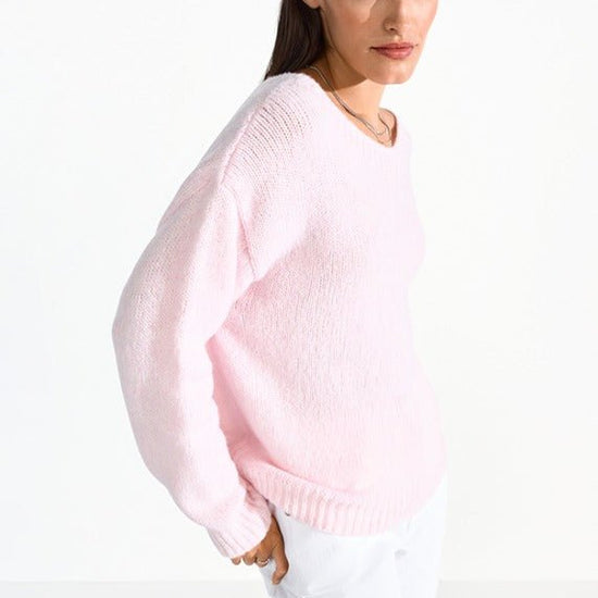 Young Ideas & Henmores -Crew Neck Oversized Jumper -308 Bloom -8