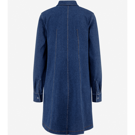 Young Ideas/Henmores - Denim Contrast Stitch Panelled Dress - 423 Light Authentic Blue - 8