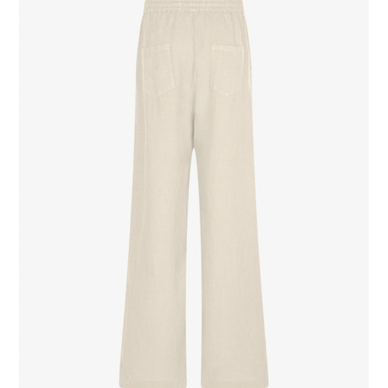 Young Ideas/Henmores - Elasticated Waist Wide Leg Trousers - 524 Khaki - 8