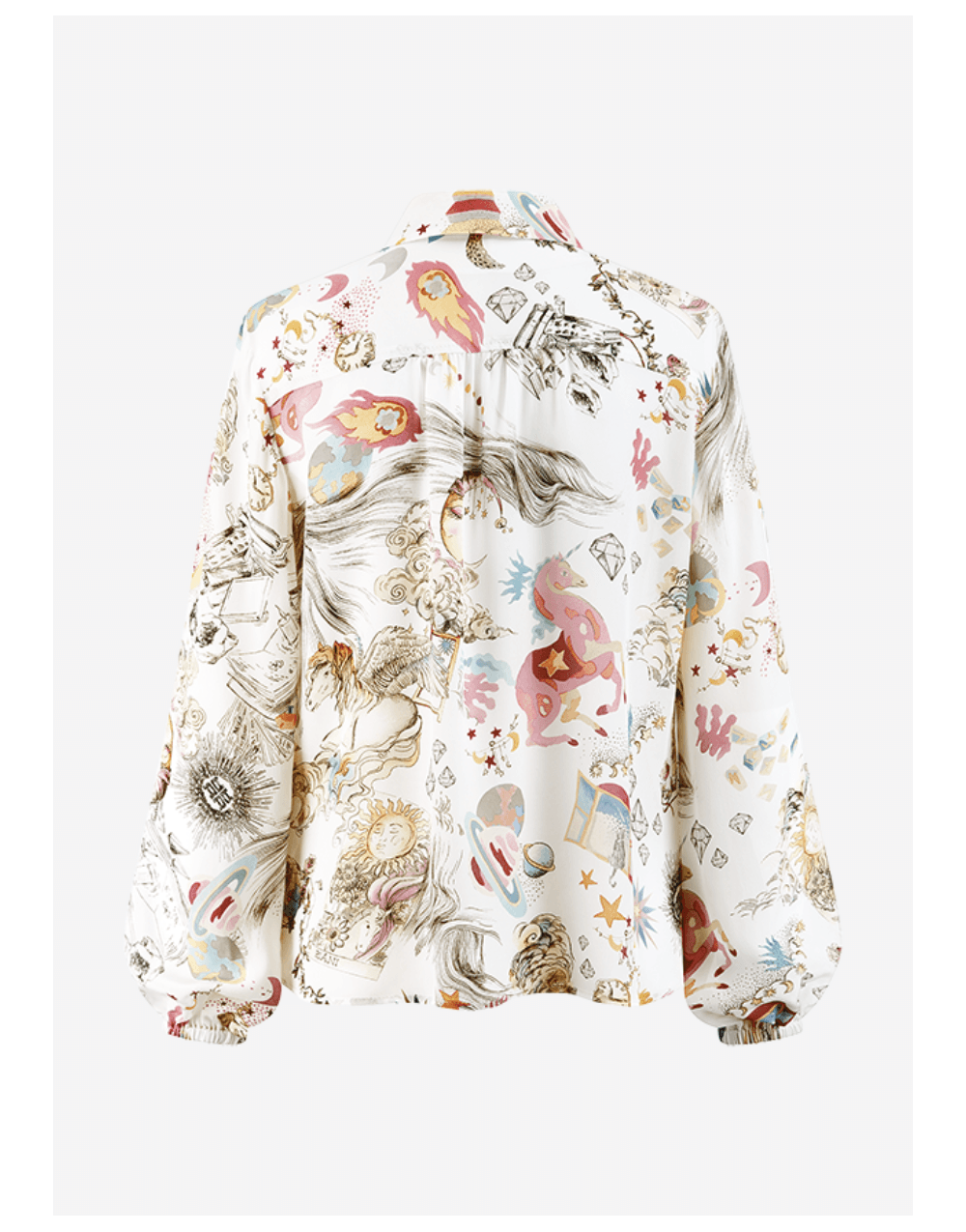 Young Ideas/Henmores - Fairytale Print Blouse - 143 Offwhite Patterned - 8