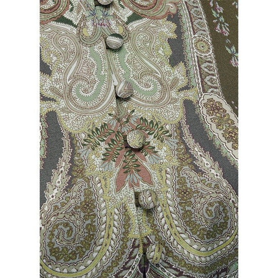 Young Ideas & Henmores -Flowing Tides Patterned Dress -583 Olive -8