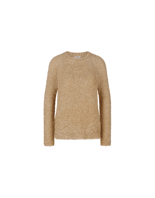 Young Ideas/Henmores - Glitter Crew Neck Jumper - 202 Gold - 10