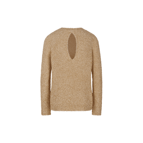 Young Ideas/Henmores - Glitter Crew Neck Jumper - 202 Gold - 10