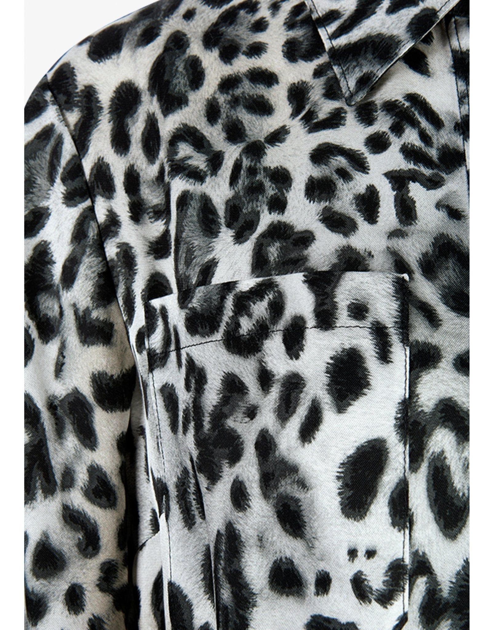 Young Ideas/Henmores - Himalaya Cheetah Print Tie Waist Dress - 954 Grey Patterned - 10