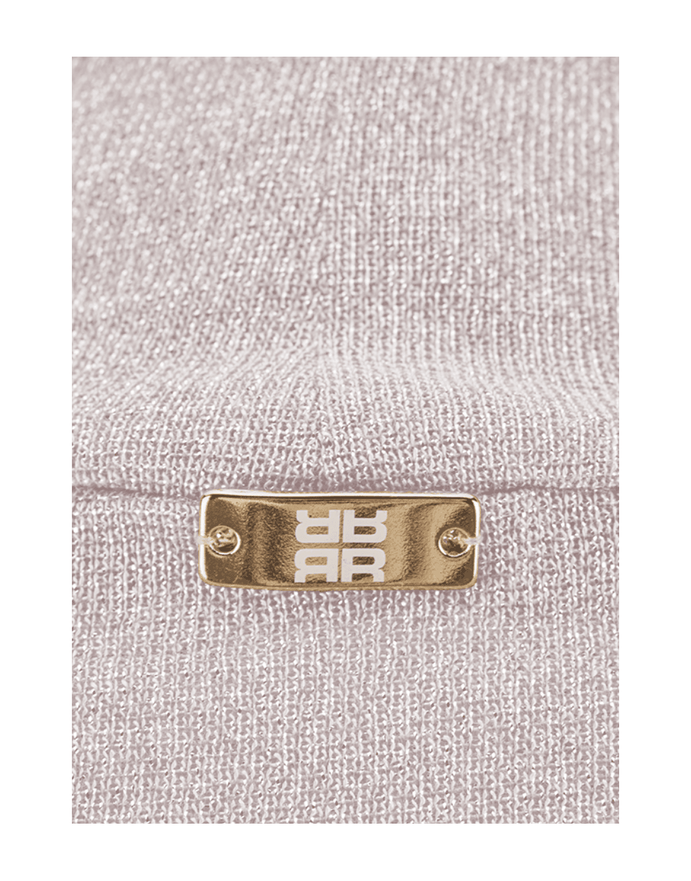 Young Ideas/Henmores - Jersey Lurex High Neck Top - 819 Panama Beige - 8