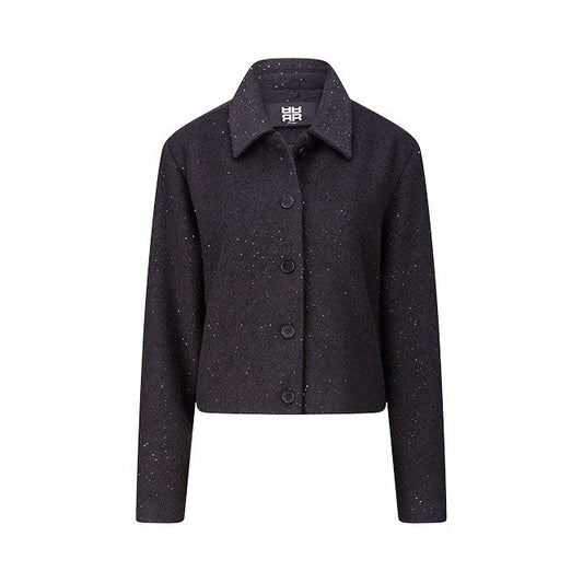 Young Ideas & Henmores -Knitted Jacket -940 Coal -8