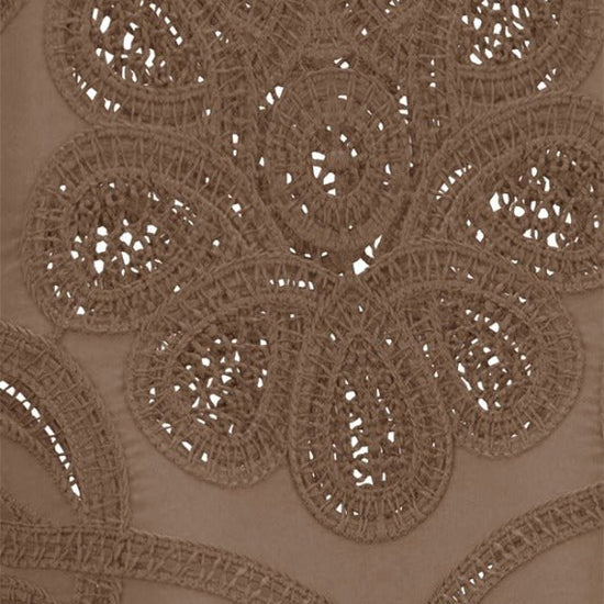 Young Ideas & Henmores - Laser Embroidered Sleeveless Top - 606 Coconut Brown - 10