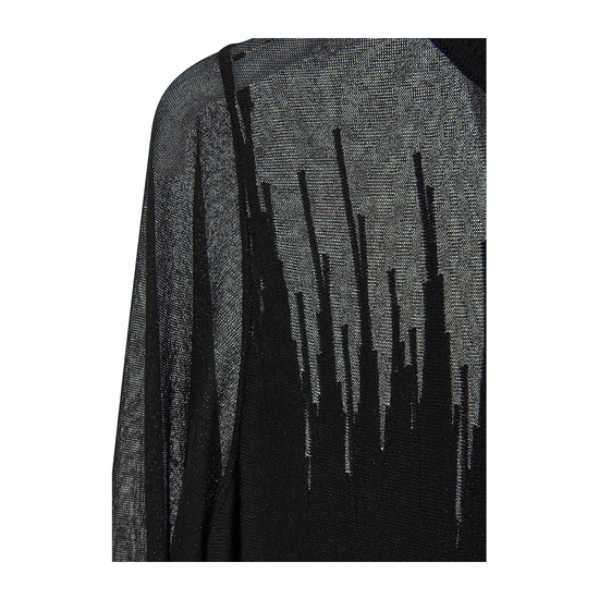 Young Ideas/Henmores - Long Sleeve Knitted Dress - 999 Black - 8