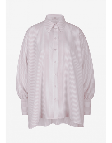 Young Ideas/Henmores - Loose Fit Pinstripe Blouse - 359 Lotus Print - 8