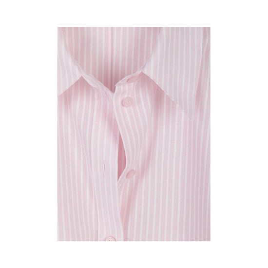 Young Ideas/Henmores - Loose Fit Pinstripe Blouse - 359 Lotus Print - 8