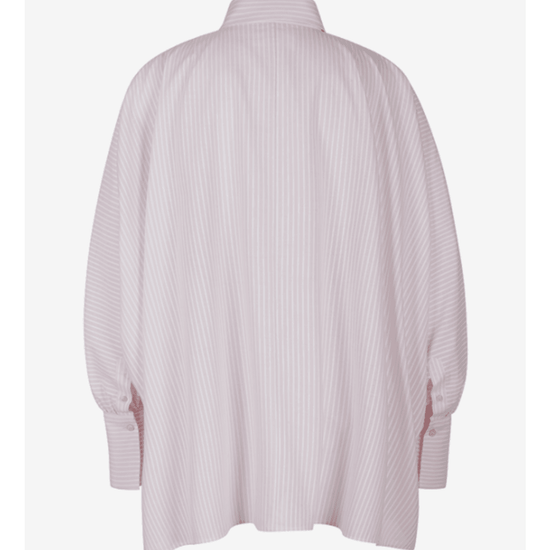 Young Ideas/Henmores - Loose Fit Pinstripe Blouse - 359 Lotus Print - 8