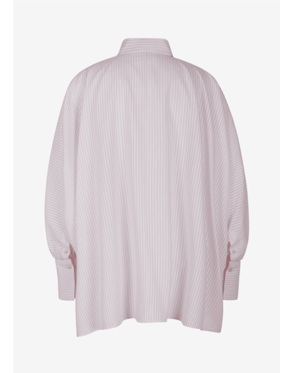 Young Ideas/Henmores - Loose Fit Pinstripe Blouse - 359 Lotus Print - 8