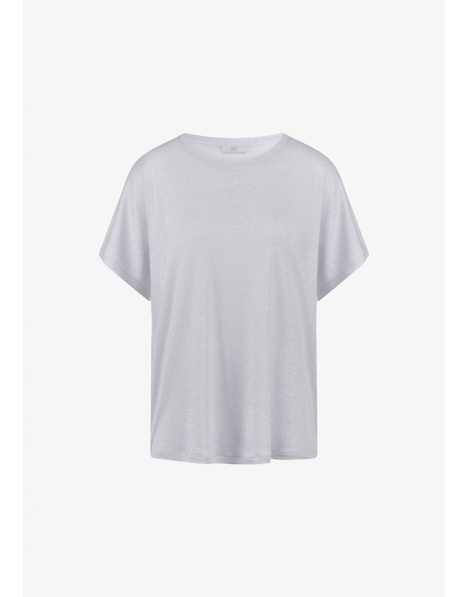 Young Ideas/Henmores - Lurex Jersey Relaxed Fit T-Shirt - 904 Light Grey - 8