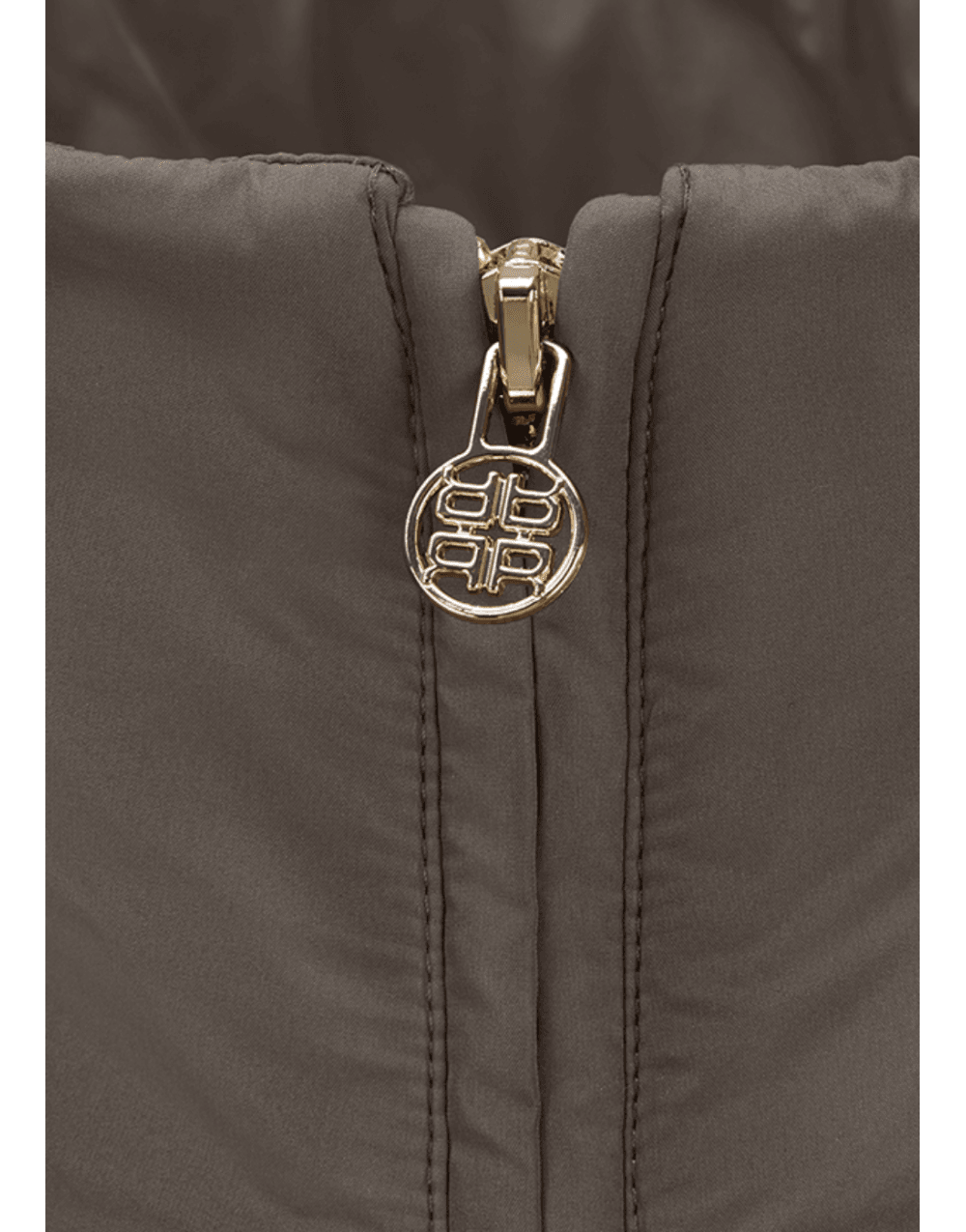 Young Ideas/Henmores - Padded Long Gilet - 641 Dreamwood Brown - 8