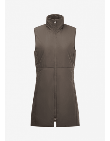 Young Ideas/Henmores - Padded Long Gilet - 641 Dreamwood Brown - 8