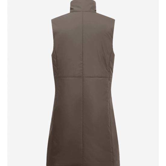 Young Ideas/Henmores - Padded Long Gilet - 641 Dreamwood Brown - 8