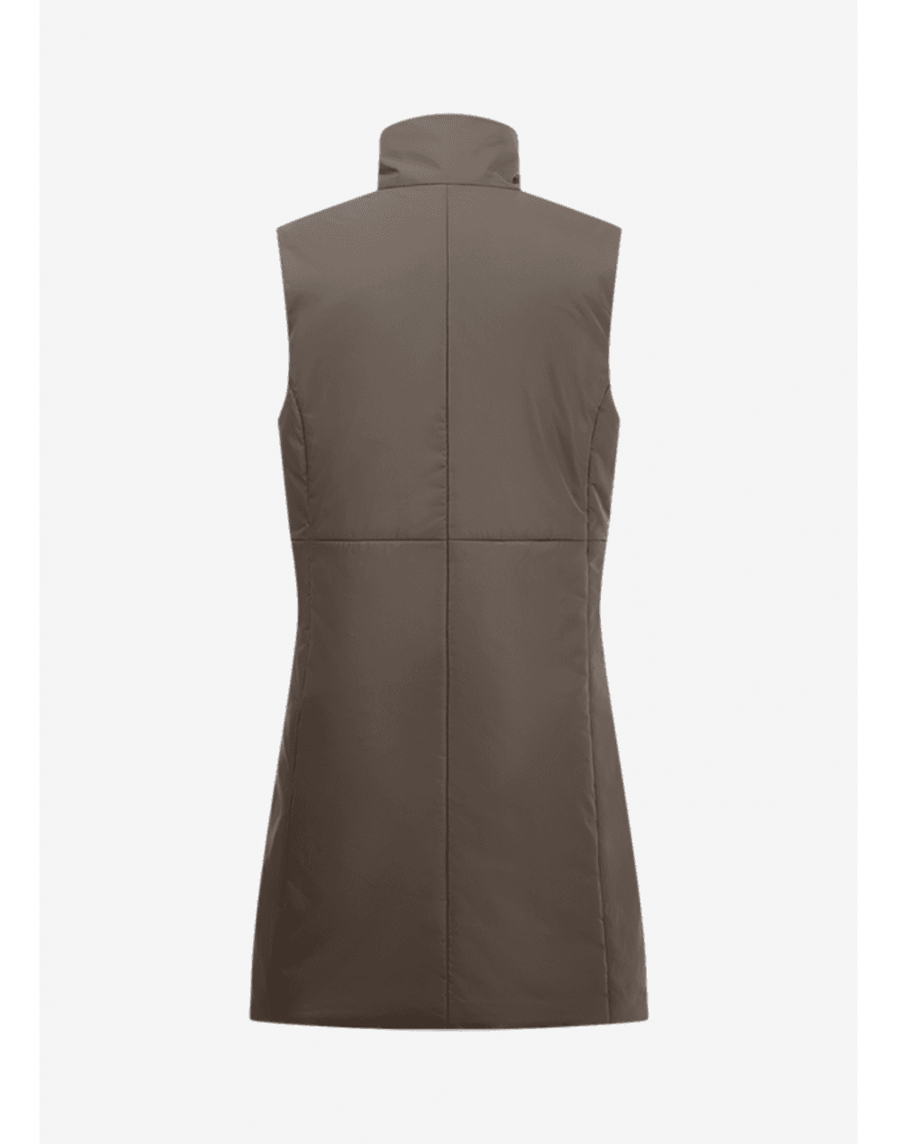 Young Ideas/Henmores - Padded Long Gilet - 641 Dreamwood Brown - 8