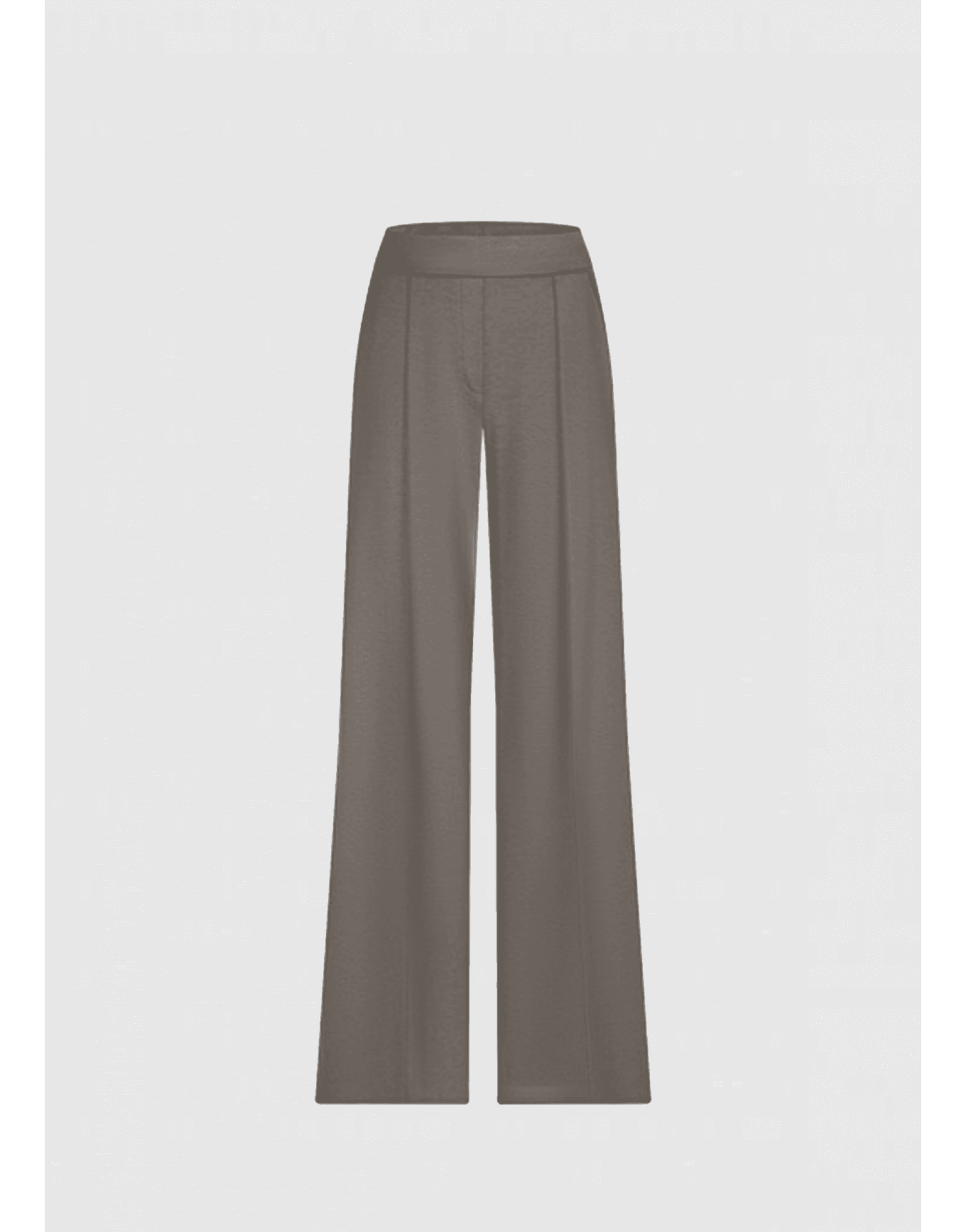 Young Ideas/Henmores - Pull On Wide Leg Trousers - 641 Dreamwood Brown - 8
