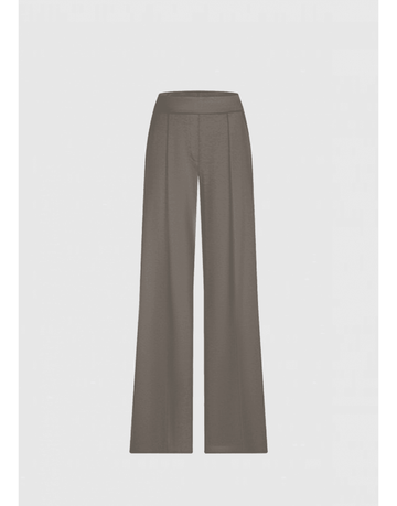 Young Ideas/Henmores - Pull On Wide Leg Trousers - 641 Dreamwood Brown - 8