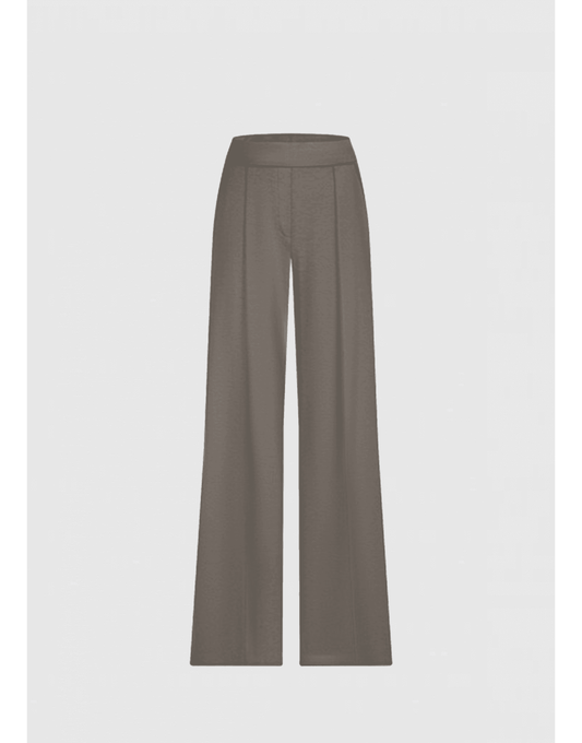 Young Ideas/Henmores - Pull On Wide Leg Trousers - 641 Dreamwood Brown - 8
