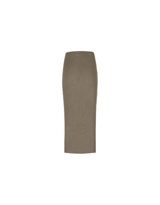 Young Ideas/Henmores - Ribbed Drawstring Midi Skirt - 627 Jupiter - 10