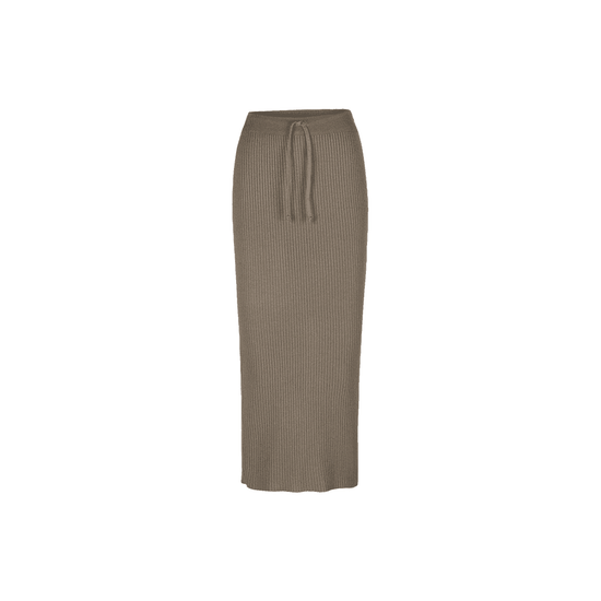 Young Ideas/Henmores - Ribbed Drawstring Midi Skirt - 627 Jupiter - 10