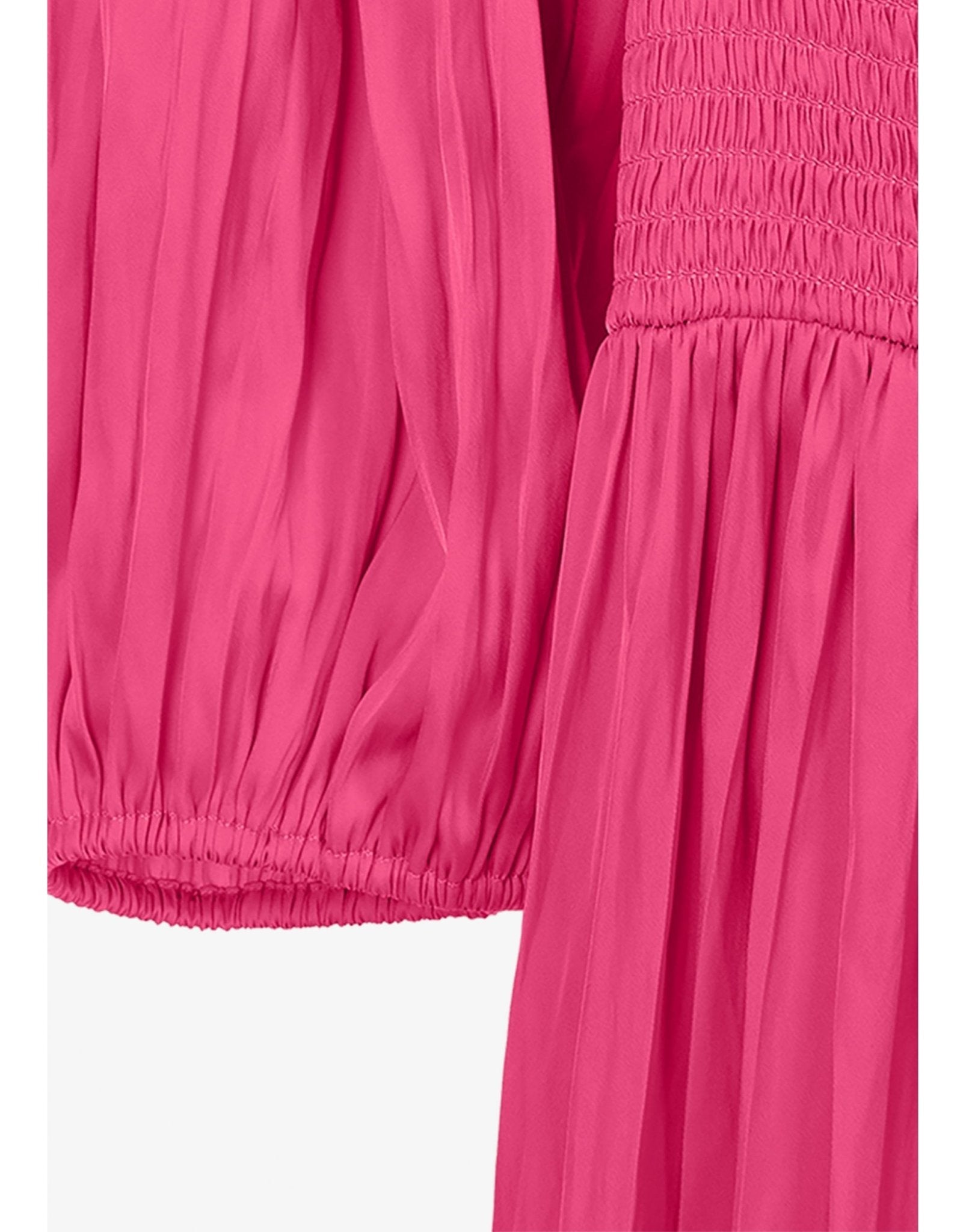 Young Ideas/Henmores - Ruched Detail Knotted Midi Dress - 345 Raspberry - 10