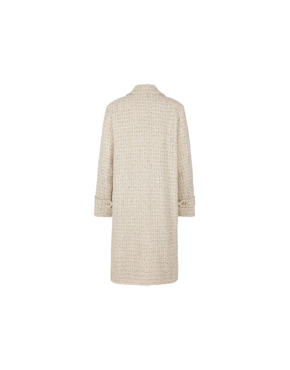 Young Ideas/Henmores - Single Breasted Boucle Coat - 862 Grey - 8