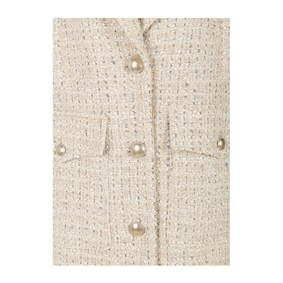 Young Ideas/Henmores - Single Breasted Boucle Coat - 862 Grey - 8