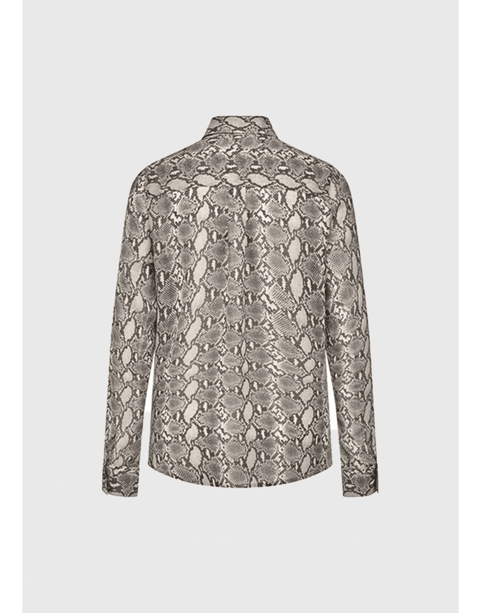 Young Ideas/Henmores - Snake Print Relaxed Shirt - 859 Panama Patterned - 8