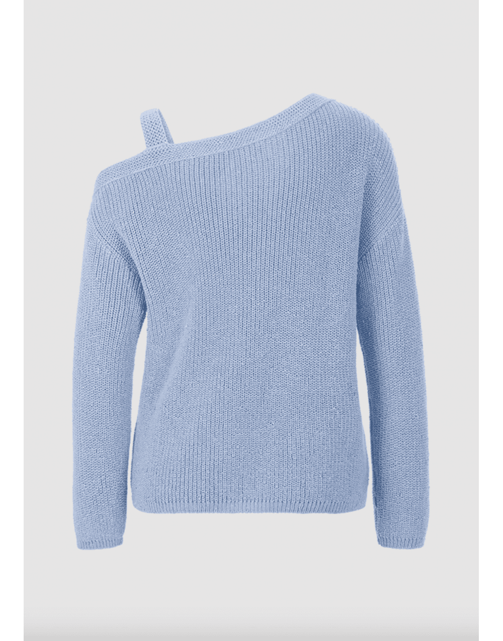 Young Ideas/Henmores - Speckled Off Shoulder Detail Jumper - 401 Cloud - 8