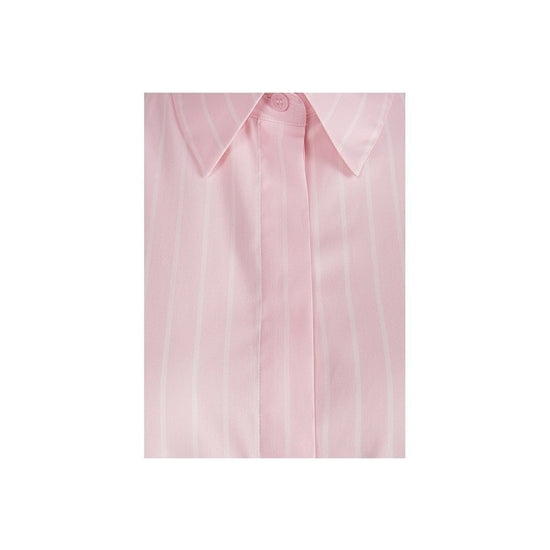 Young Ideas/Henmores - Striped Button Up Shirt - 355 Rose Pearl Patterned - 10