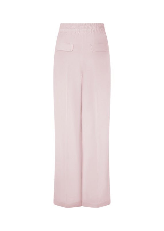 Young Ideas & Henmores - Tie Waist Detail Wide Leg Trousers - 303 Blush Pink - 8