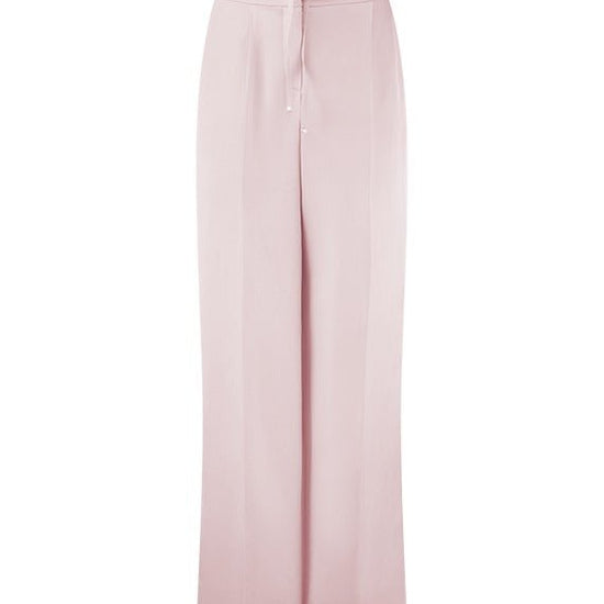 Young Ideas & Henmores - Tie Waist Detail Wide Leg Trousers - 303 Blush Pink - 8