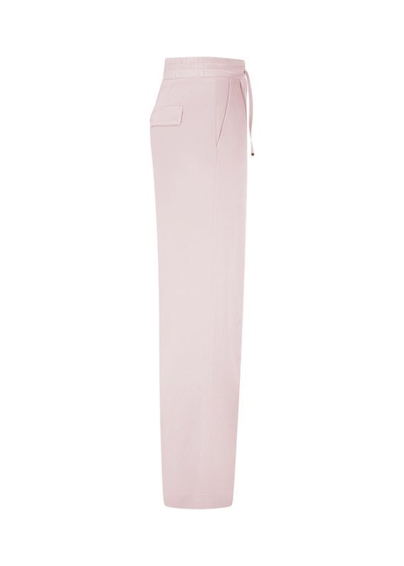 Young Ideas & Henmores - Tie Waist Detail Wide Leg Trousers - 303 Blush Pink - 8