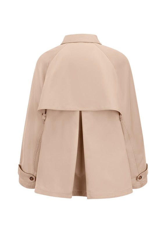 Young Ideas & Henmores - Top Button Detail Short Jacket - 840 Straw Beige - 8